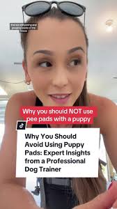 As a professional dog trainer i would never use pee pads with a puppy. The  instances and situations where i would use puppy pee pads for dog potty  training are very rare and for very specific life ...
