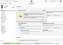 Iphone Software Update Server Could Not Be Contacted Software Update Software Server