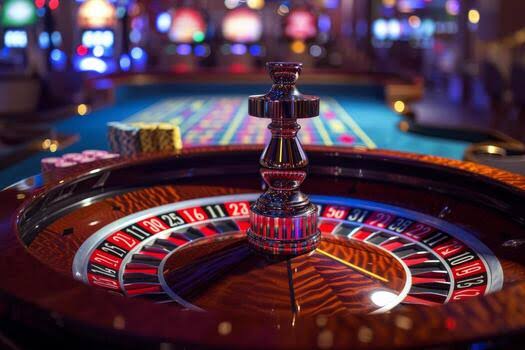Closeup of roulette wheel and chips in casino 47897695 Stock Photo at  Vecteezy