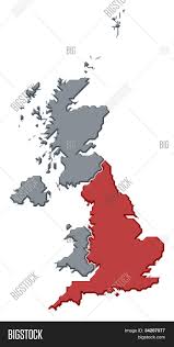 Savanna style location map of england, highlighted country, hill. Map United Kingdom Image Photo Free Trial Bigstock