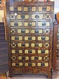 Antique chinese apothecary or medicine cabinet on silk road collection. Chinese Apothecary Chest Ebay