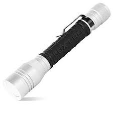 Lux Pro Luxpro Lp290v2 Compact Led Flashlight With Pocket Clip Silver