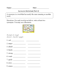 Englishlinx Com Synonyms Worksheets Synonym Worksheet Synonym Conjunctions Worksheet