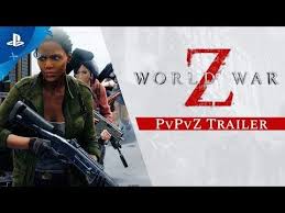 World War Z Players Vs Players Vs Zombies World War Game Trailers War
