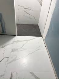 With large format tiles, you want to use the best medium bed mortar and the correct trowel. One Room Challenge Week Three Tile Breakdown Ks Design Company Interiors Weddings Topeka Kansas City