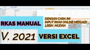 Maybe you would like to learn more about one of these? Cara Membuat Rkas Manual Dengan Excel Rkas 2021 Youtube