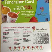 Purchase, use or acceptance of card constitutes acceptance of these terms. Best Jamba Juice Buy 1 Get 1 Free Cards For Sale In Napa Valley California For 2021