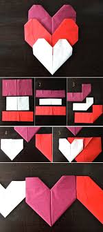 Pliage Serviette Coeur 2 Couleurs Avec Pliage De Serviette Avec Les Enfants Con Pliage D Plier Des Serviettes En Papier Pliage Serviette Coeur Pliage Serviette