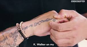 Summer's debut album over it out now! Kyle Walker Explains The Meaning Behind His Tattoos Daily Mail Online