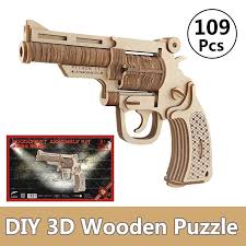 Easily store nerf guns, airsoft guns and firearms with metal peg boards. 109pcs Set 3d Wooden Puzzle Diy Revolver Gun Model Toys Jigsaw Brain Teaser For Kids Adults Gifts Buy From 7 On Joom E Commerce Platform