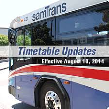 Upcoming Timetable Changes Aug 10th Impacts To Ecr And School Routes Click The Image For Details Samtrans Sanbruno Daly San Bruno Daly City Redwood City