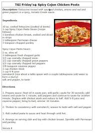 T G I Friday S Spicy Cajun Chicken Pasta Cajun Chicken Pasta Recipes Cajun Chicken Pasta Tgi Fridays Cajun Chicken Pasta Recipe