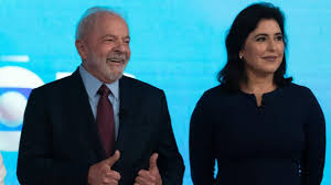 Lula em evento Casa de Portugal pedindo votos para Marina Silva Tebet