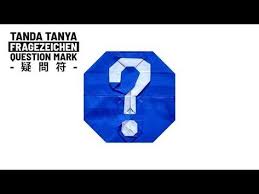 Pada dasarnya, akan selalu ada tanda tanya dalam cinta. Origami Question Mark Hadi Tahir Youtube In 2021 Question Mark Origami Origami Love