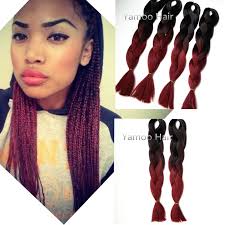 Black And Burgundy Ombre Box Braids Compare Prices On Kanekalon Jumbo Braid Hair Online Shopping Buy Low Price Kanekalon Jumbo Braid Braided Hairstyles Braid In Hair Extensions Ombre Hair Blonde