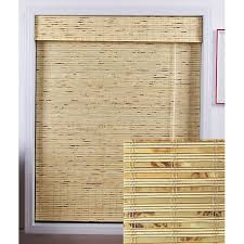 Oriental furniture burnt bamboo cordless window shade natural 36 in. Blackout Liner For Bamboo Shades Ideas On Foter