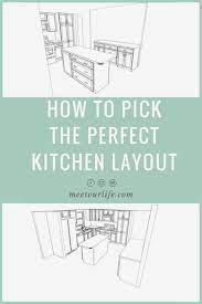 How To Pick A Kitchen Layout Kitchen Design Kitchen Layout Kitchenlayouts Best Kitchen Layout Kitchen Layout Kitchen Remodeling Projects