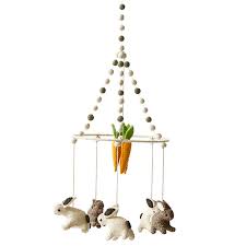 Tiny Bunny Mobile Bunny Mobile Bunny Nursery Theme Bunny Nursery