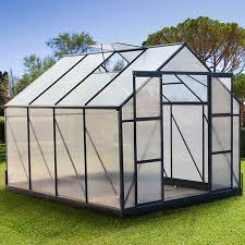 Serre Jardin Polycarbonate Luxe Gloria Vert 9 M2 6 Mm Jardin D Hiver Serre Jardin Jardins
