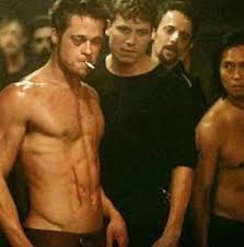 After all, you don't get that shredded without burning away virtually every spare shred of excess fat. Brad Pitt Fight Club Workout Diet Tyler Durden Routine Pop Workouts Brad Pitt Brad Pitt Workout Fight Club
