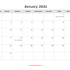 Free download blank calendar templates for january 2021. 1