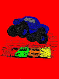 Monster truck coloring pages are a fun way for kids of all ages, adults to develop creativity, concentration, fine motor skills, and color recognition. Pin Wall Kids Play Color