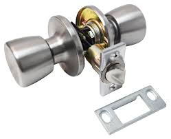 Door Lock, Interior Passage, Knob x Knob, SS, Clam Shell