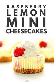 Raspberry Lemon Mini Cheesecakes Recipe In 2020 Mini Cheesecakes Mini Cheesecake Recipes Lemon Raspberry