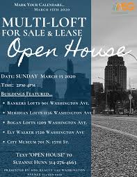 Open House Downtown St Louis 3 15th 2 4pm In 2020 Open House St Louis Tours