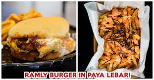 Beef meat, soy protein, spices and salt, contains flavouring, colouring and permitted food conditioner. Ramburger Has Halal Licensed Ramly Burgers And Mentaiko Fries In Paya Lebar Tasty Flick