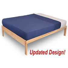 Plenty of bed king frame to choose from. Wooden Beds Nomad Platform Bed Unfinished Hardwood 796 1 5 Kd Nationalfurnishing Com