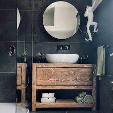 I sanitari per il bagno rustico possono essere sia classici che moderni, con una leggera differenza di prezzo. Mobile Da Bagno In Legno Rustico Per Lavabo Con Cassetto Valentina Xlab Design