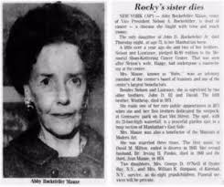 Abigail (Rockefeller) Mauzé (1903-1976)