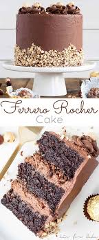 Backen ist neben meinen pferden meine zweite große leidenschaft. This Ferrero Rocher Cake Is Your Favourite Chocolate Hazelnut Treat In Cake Form Livforcake Com Ferrero Rocher Kuchen Rocher Kuchen Kuchen Und Torten