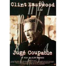 Il n'y a jamais eu d'entretien de prévu. Juge Coupable 1999 Clint Eastwood 116x158cm Affiche Originale De Cinema Envoi Plie Cdiscount Maison