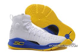 Steph curry unveiled his latest shoe in warmups and. Under Armour Curry 4 Basketball Shoes White Blue Yellow Best Women Stephen Curry Shoes Online Curry Shoes Nike Shoes Online Stephen Curry Shoes