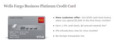 Provider of banking, mortgage, investing, credit card, and personal, small business, and commercial financial services. Expired Wells Fargo Business Platinum Credit Card Review 500 Sign Up Bonus 1 5 Cash Back On All Purchases Doctor Of Credit