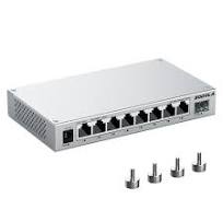 8-Port 2.5Gb Web Managed Switch with 10G SFP+, Aluminum Alloy Cooling &  Magnetic Mounting - LACP/QoS/VLAN/IGMP Managed Multi-Gigabit Switch for ...