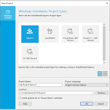 Installshield wizard for windows 10all software. New Project Wizard