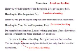 Headings And Subheadings Pws At Usf
