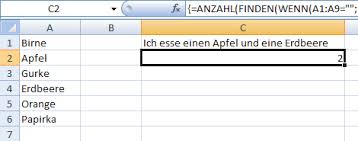Mehr videos und infos unter www.excelbodhi.dewie häufig kommt ein bestimmter wert in einer liste vor?was ist die summe aller werte von einer kategorie?sehr n. Excel Formeln Anzahl Bestimmter Worter In Einem Satz Zahlen Supportnet