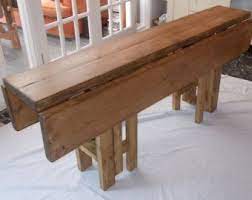 New Hand Made Rustic Drop Leaf Kitchen Dining Table By Rusticfare Space Saving Dining Table Rustic Folding Tables Dining Table In Kitchen