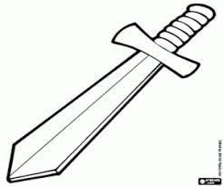 Download and print free dagger coloring pages to keep little hands occupied at home; Sword Bladed Weapon With Double Edge Coloring Page Printable Game