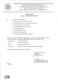 Contoh notulen rapat dewan guru 15. Undangan Polsri Politeknik Negeri Sriwijaya