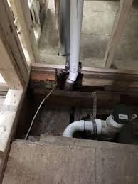 I recently redid the plumbing to a water heater. How To Repair Cut Joist Around Pipe After Framing And Drywall Home Improvement Stack Exchange