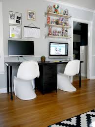 Diy Two Person Desk C R A F T Desk In Living Room Home Office Furniture Desk Home Office Design