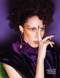 Anna Cleveland by Dan Beleiu for Vogue Portugal December 2017