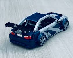 M3 gtr road car (scale model). Lego Moc Bmw E46 M3 Gtr Need For Speed Most Wanted Edition By Quattrobricks Rebrickable Build With Lego