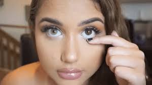 The Best Colored Contacts For Brown Eyes I always wore grey and they looked the business.my eye colour was like this ladies,very dark brown. the best colored contacts for brown eyes