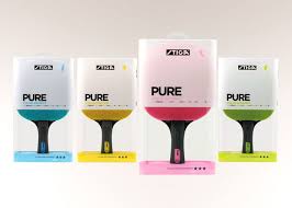 Stiga Pure Table Tennis Paddles Creative Packaging Design Pure Products Packaging Design Inspiration